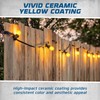 OHLECTRIC S14 Ceramic Yellow String Light Bulbs with E26 Base