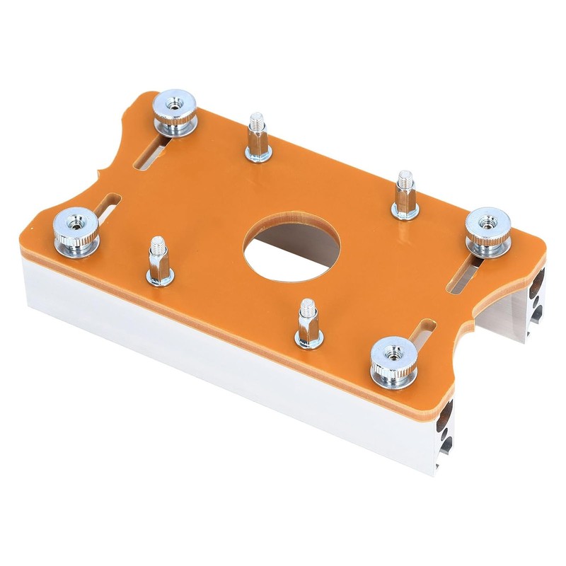 Router Table Insert Plate Kit Aluminum Alloy Woodworking Slotting Positioning