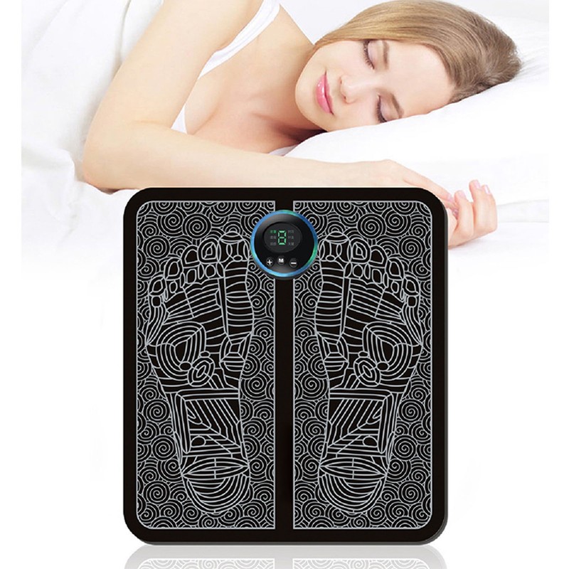 Foot Massager Pad Micro Current Foldable Foot Massager Mat with
