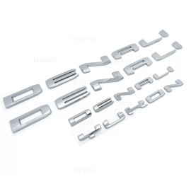 GMC Chrome Door Rear DENALI Yukon Emblems Letters KIT 2021-2025 GMC Yukon Yukon XL