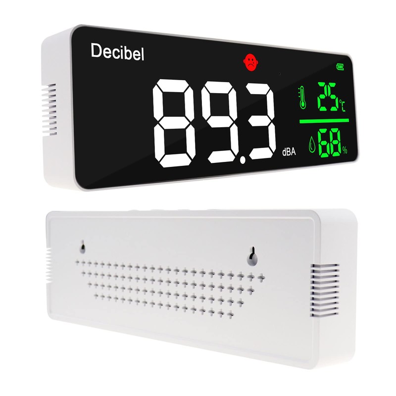 Smart Decibel Meter Large Colored LED Screen Display Sound Level