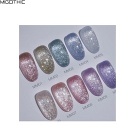 MIGOTHIC Sparkling Magnetic Gel 10ml, Color:MM‑10