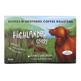Berres Brothers Highlander Grogg Decaf 72 Count Single Serve Pods for Keurig K Cups Coffee Makers, Flavored Coffee