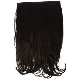 Fab One Piece Clip In Synthetic Heat Resistant Loose Waves Hair Extensions #6 - Medium Brown