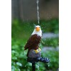 CHUANGFENG Eagle Figurine Garden Solar Stake Light Eagle Solar Lights