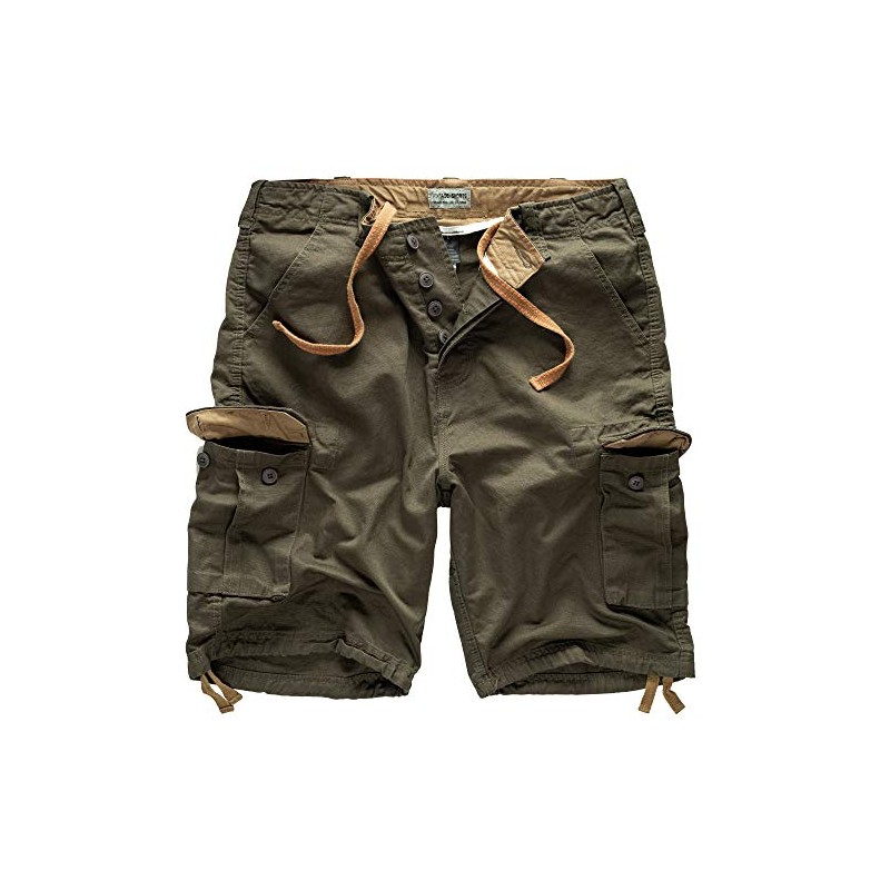 Surplus Raw Vintage Men's Cargo Vintage Shorts, Olive, S