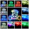 ADVPRO Name Personalize Rottweiler RGB Dynamic Glam LED Sign Cut