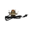B&P Lamp® #2 Electric Burner Antique Brass Plated with Black