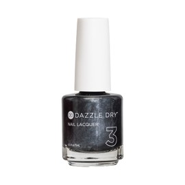 Dazzle Dry Nail Lacquer (Step 3) - Bold - A full coverage shimmer, dark gunmetal gray/black. (0.5 fl oz)