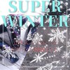 COLORBIRD STZ-5D01-3 Nail Sticker, Christmas Snowflake, Cute, Snowflakes, Snowflakes, V-Shaped,