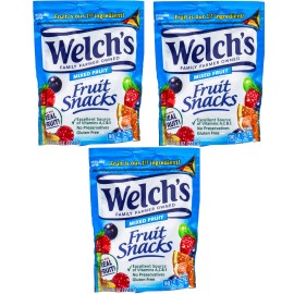 Welch's Welchs Fruit Snack Pouch Mix Fruit Pack Of 3 - 8oz Each