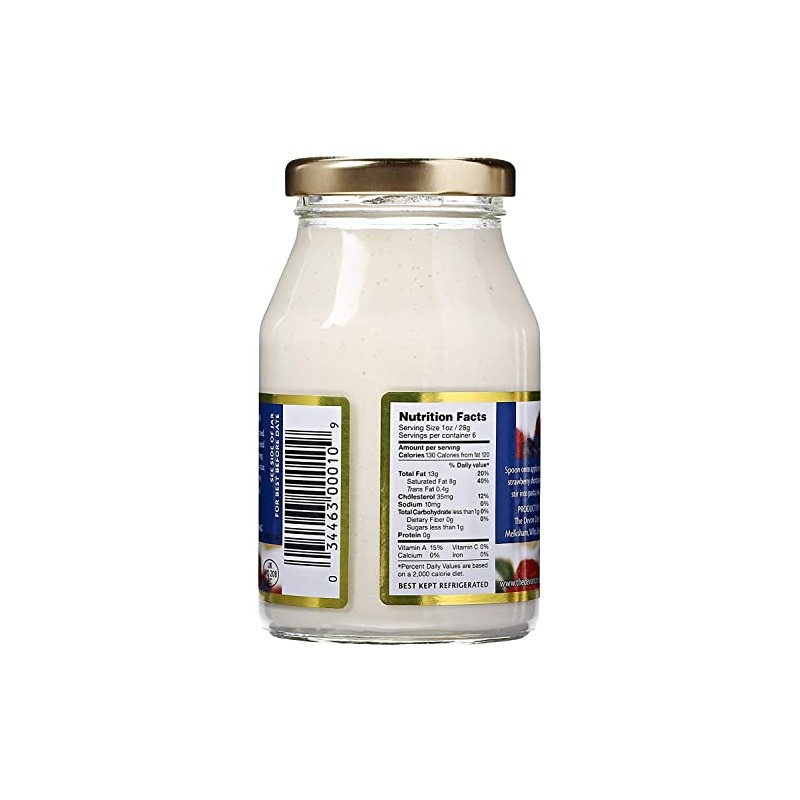 The Devon Cream Company Double Cream, 6 Oz (Pack of