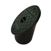 SHMOX Underground Drainage Oval Rodding Point - Plastic 110mm Black