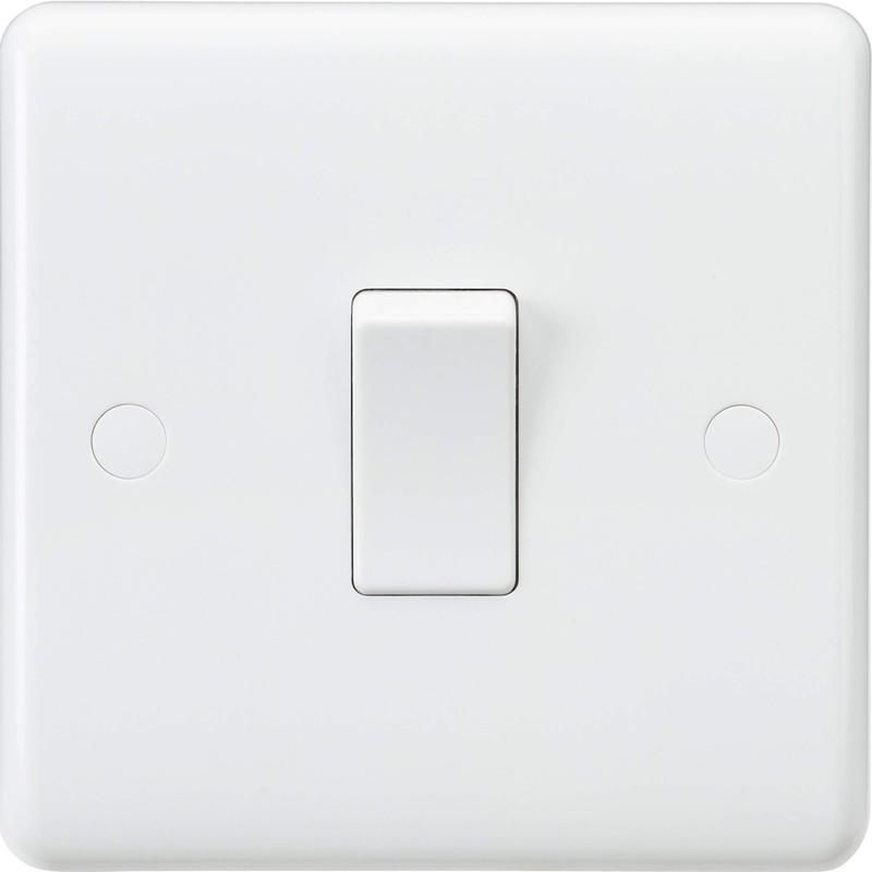 Knightsbridge CU2000 Light Curved Edge 10 A 1 Gang 2