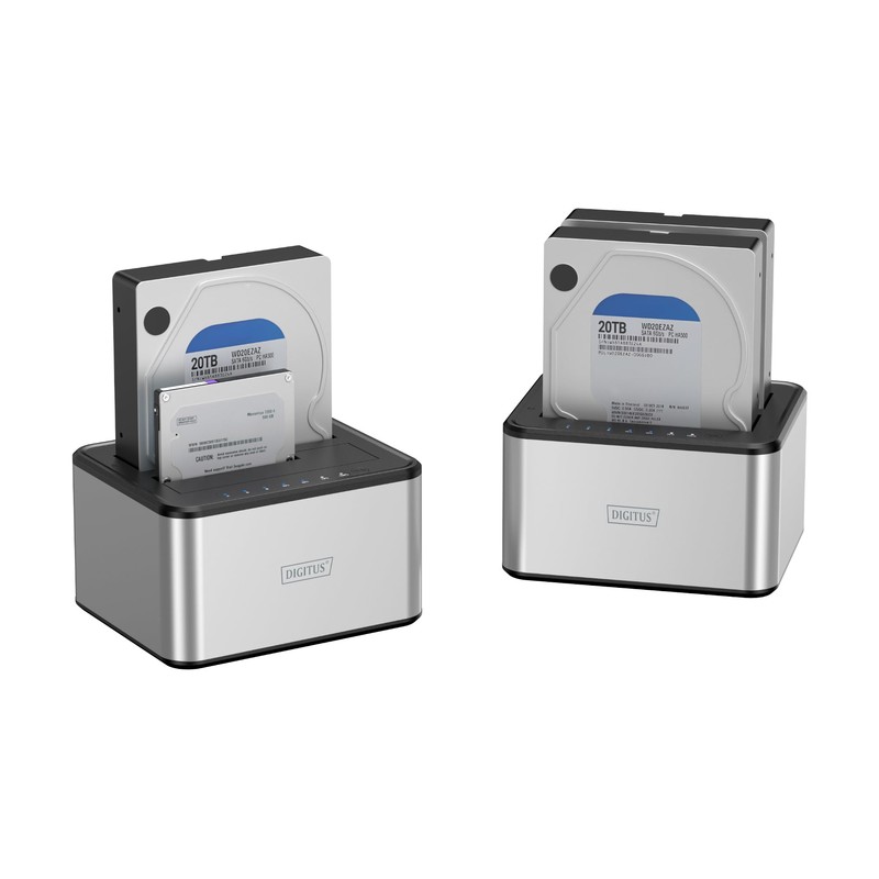 DIGITUS DA-71540-2 - Dual SATA HDD Docking Station - USB