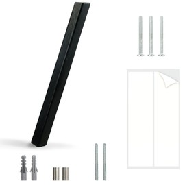 Hasware Floating House Number Sign, 12 cm, Modern Door Numbers, Signage, Plaque, Street, Home Address, Numbers (Black, Slash)