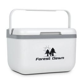 Forest Dawn Cooler Box, 1.6 gal (5 L), Small, Vacuum Insulated, Thermal, Ultra Lightweight, Hard Cooler, Fishing Cooler, Fishing, Camping, Club Activities, Easy to Clean, Camping, Camping, Fishing,