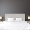 FURINNO Roanne Plain Headboard, Queen, Fog