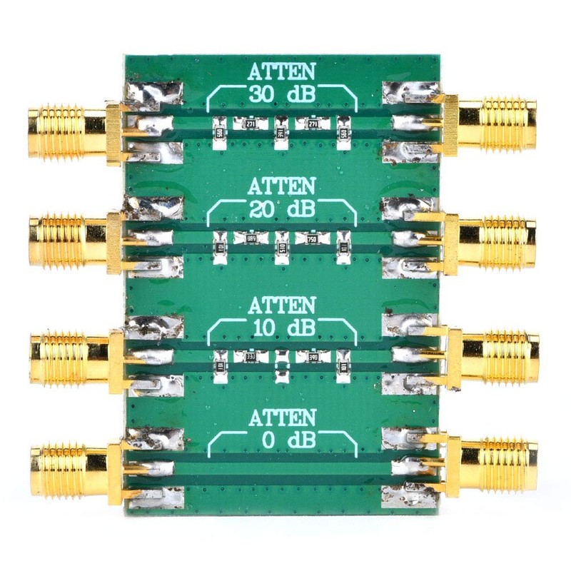 AUNMAS High Frequency Attenuator, DC-4.0GHz 23dBm Fixed Attenuator SMA Double