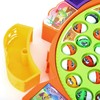 Fishing Game Toy Set with Rotating Board fishing plate Parent