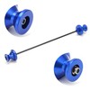 Motorcycle Rear Fork Axle Slider Wheel Crash Protector CNC Aluminum
