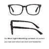 Readerest Blue Light Blocking Reading Glasses (Granite, 1.25 Magnification) Computer
