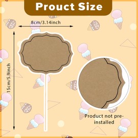 50 Pieces Cheese Markers for Charcuterie Board Buffet Labels Food Tags Blank Toothpick Flags Food Labels Food Signs Picks Cupcake Toppers Picks Accessories for Appetizers Party Decoration Supplies