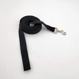 Accod Pet/Dog Training Leash (5M Nylon Dog Lead Dog Long Lead Rope with 360 Degree Rotating Stainless Steel Hook for Small Medium and Large Dog(Black)