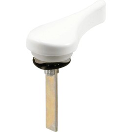 Prime-Line Products Sliding Door Latch Lever, 1-3/8 In. Tail, White Finish (Single Pack)