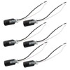 E-outstanding 6-Pack E12 Lamp Holder with 5.9 Inch Wire Leads,