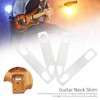 4Pcs Guitar Neck Shim Brass Material Heightening Gasket Set Musical
