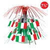 Italian Flag Mini Cascade Centerpiece Party Accessory (1 count) (1/Pkg)