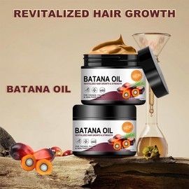 Batana Oil for Hair Growth, Spoiled & Raw Batana Oil Paste, Natural, Organic Botanix Botana for Prevent Hair Loss, Leaves Hair Smoother, Enhance Hair Thickness for Men & Women 4.23 Fl Oz