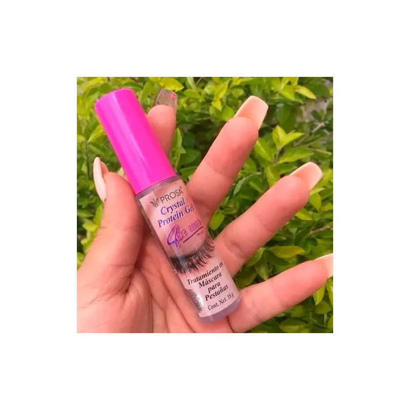 Mascara Rimel Crystal Protein Gel 4 En 1 Prosa Waterproof