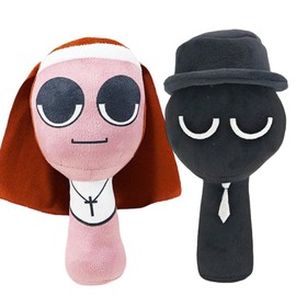 Children's Doll Funny Pink Sprunk Game Plush Toy For Games Fans,2Pcs Cute Doll Toys,Super Soft Collectible Stuffed Toy,Black Variation Sprunk Toys Children's Plush Gift For Boys Girls And Fans