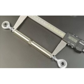 Ropspeedracing SBC BBC 350 454 5 1/2 " Adjustable Tensioning Rod Heim Joint Alternator Bracket