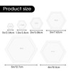 6 Pcs Hexagon Templates Quilting Set Seam Allowance, Hexagon Quilting