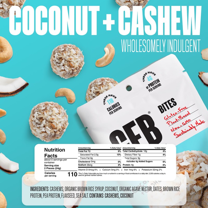 The GFB Variety Pack Protein Bites - Gluten Free, Plant