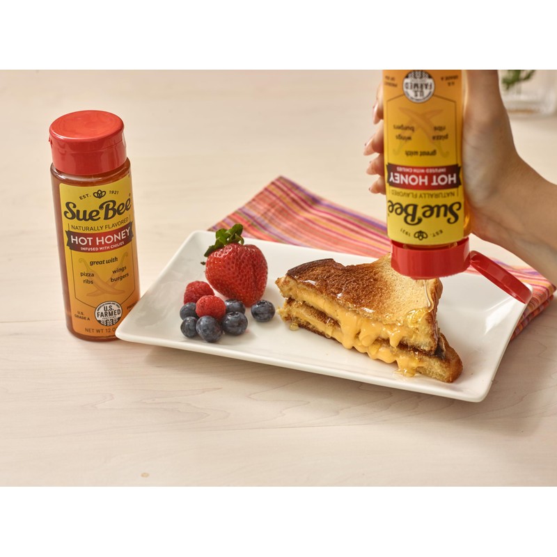 Sue Bee Naturally Flavored Hot Honey Chili Infused For Ribs,