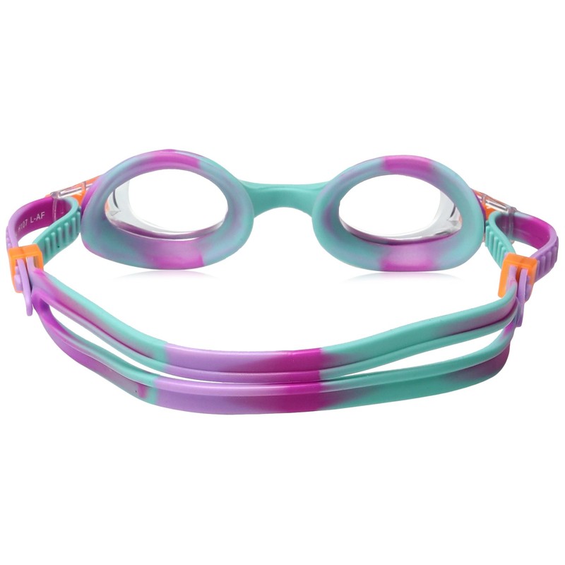 TYR Kids Swimple - Gogles de natación para niños, Transparente/Rosado/Menta,
