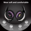 Jomwag Magic Ice Gel Replacement Earpads for Alienware AW510H/AW310H, Black/Purple