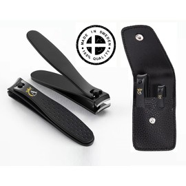 Apexay Premium Stainless Steel Nail Clipper Set (2-Pack), Surgical-Grade Precision for Thick & Regular Nails, Ultra-sharp and durable ergonomic scissors with non-slip grip for fingernails and toenails