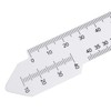 Yocimango Wear Resistant PD Ruler Glasses Pupil Distance Ruler Measure