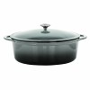 Crock-Pot Artisan Enameled 5 Quart Cast Iron Round Braiser Pan