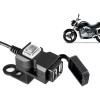 PopBabies Cargador Moto Doble Usb 2.1a Celular Gps Adaptable Universal