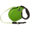 Alcott Adventure Retractable Leash, Xtra Small, Green