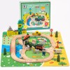 Aukfa DIY Assemble Farm Themed Race Track Set Wooden Building