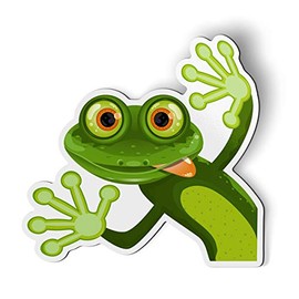 Goofy Frog Face - 5.5" Magnet for Car Locker Refrigerator
