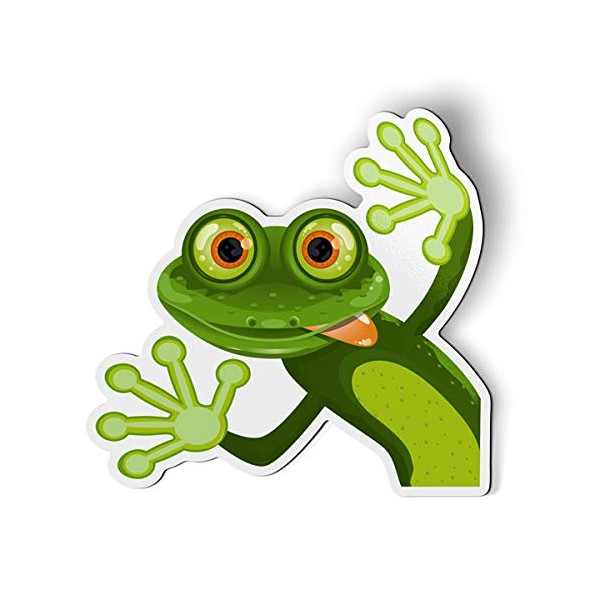 Goofy Frog Face - 5.5" Magnet for Car Locker Refrigerator