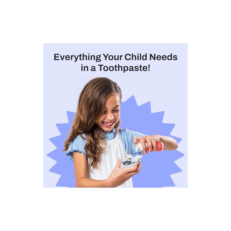 AutoBrush Foaming Kids Bubblegum Pasta dental – Sin fluoruro –